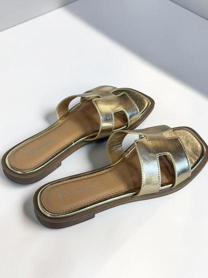 Ella Elegant Gold Sandal