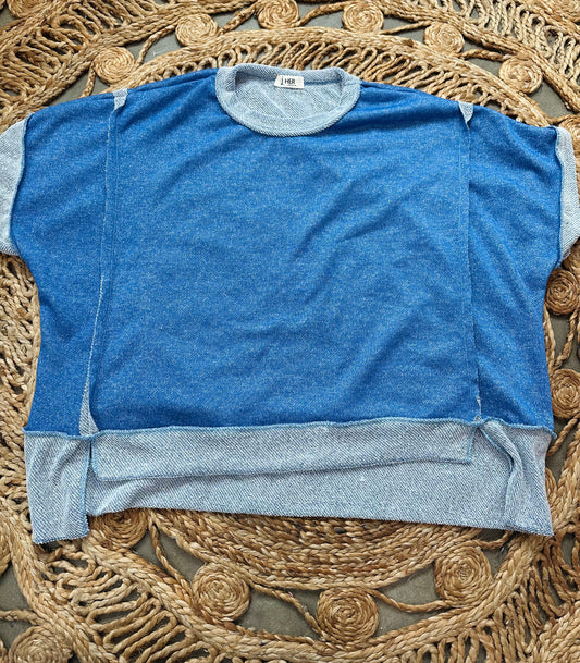 Blue top Size Medium