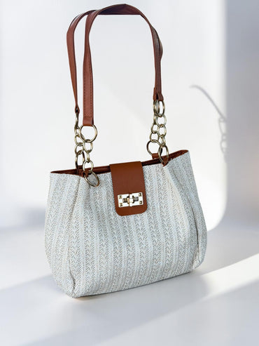 Mocha Charm Shoulder Bag