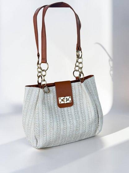 Mocha Charm Shoulder Bag