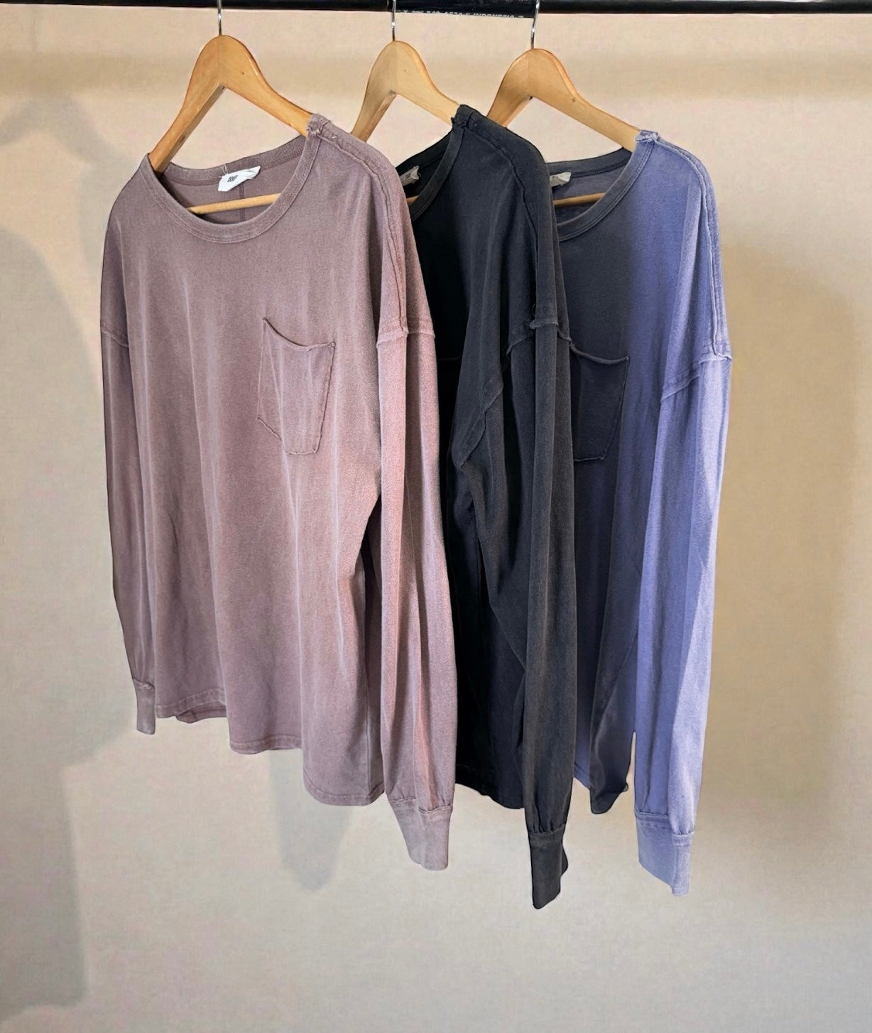 Everyday Essentials Long Sleeve Pocket Tee