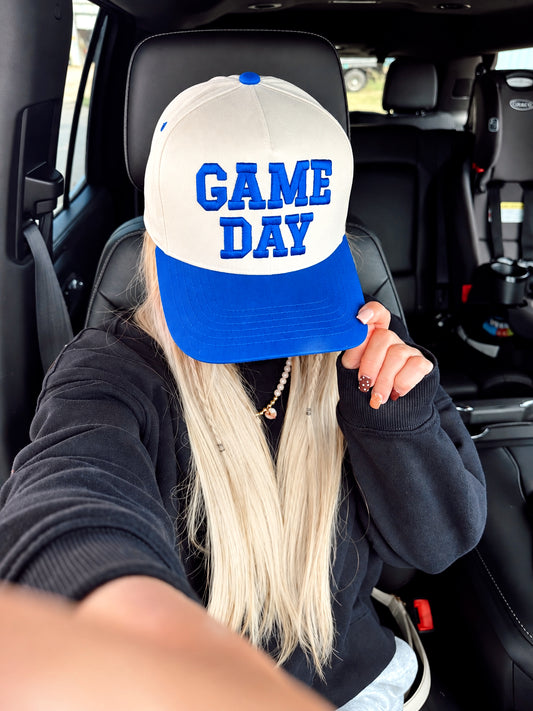 Royal Blue GAME DAY Trucker Hat