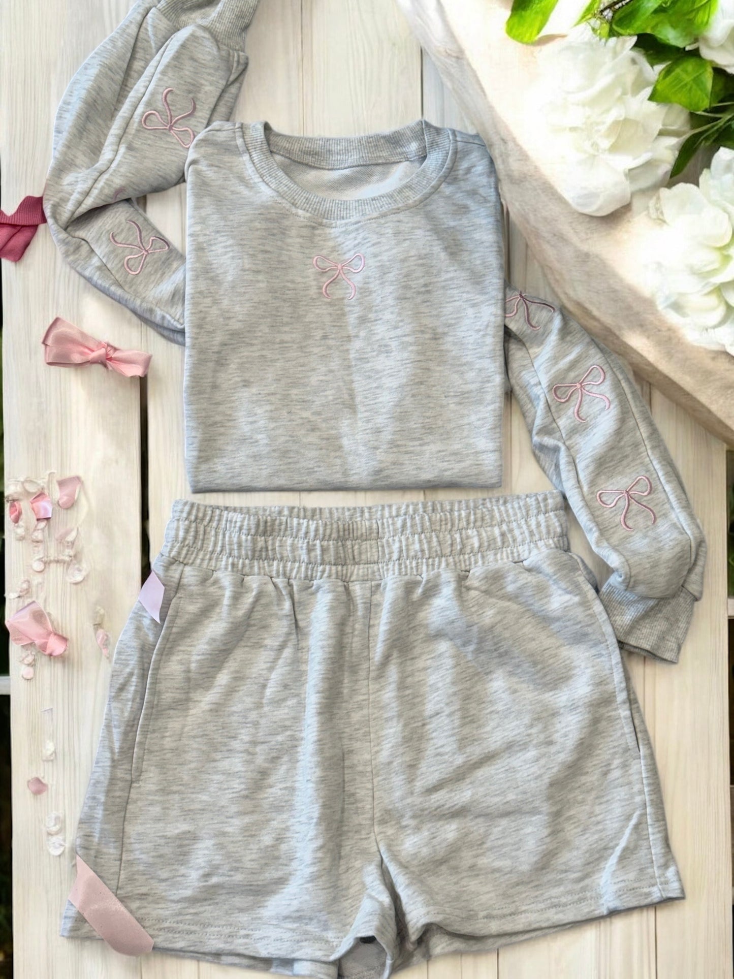 Blush Tied Beauty Two Piece Lounge Set