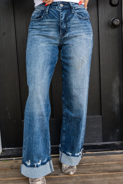Harlow High Rise Acid Wash Jeans