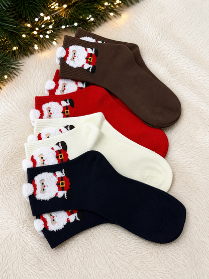 Santa Crew Socks