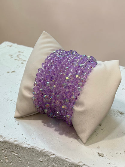 Lilac Love Bangle Bracelet Set