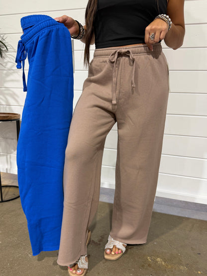 Comfy Flow Wide-Leg Fleece Pants