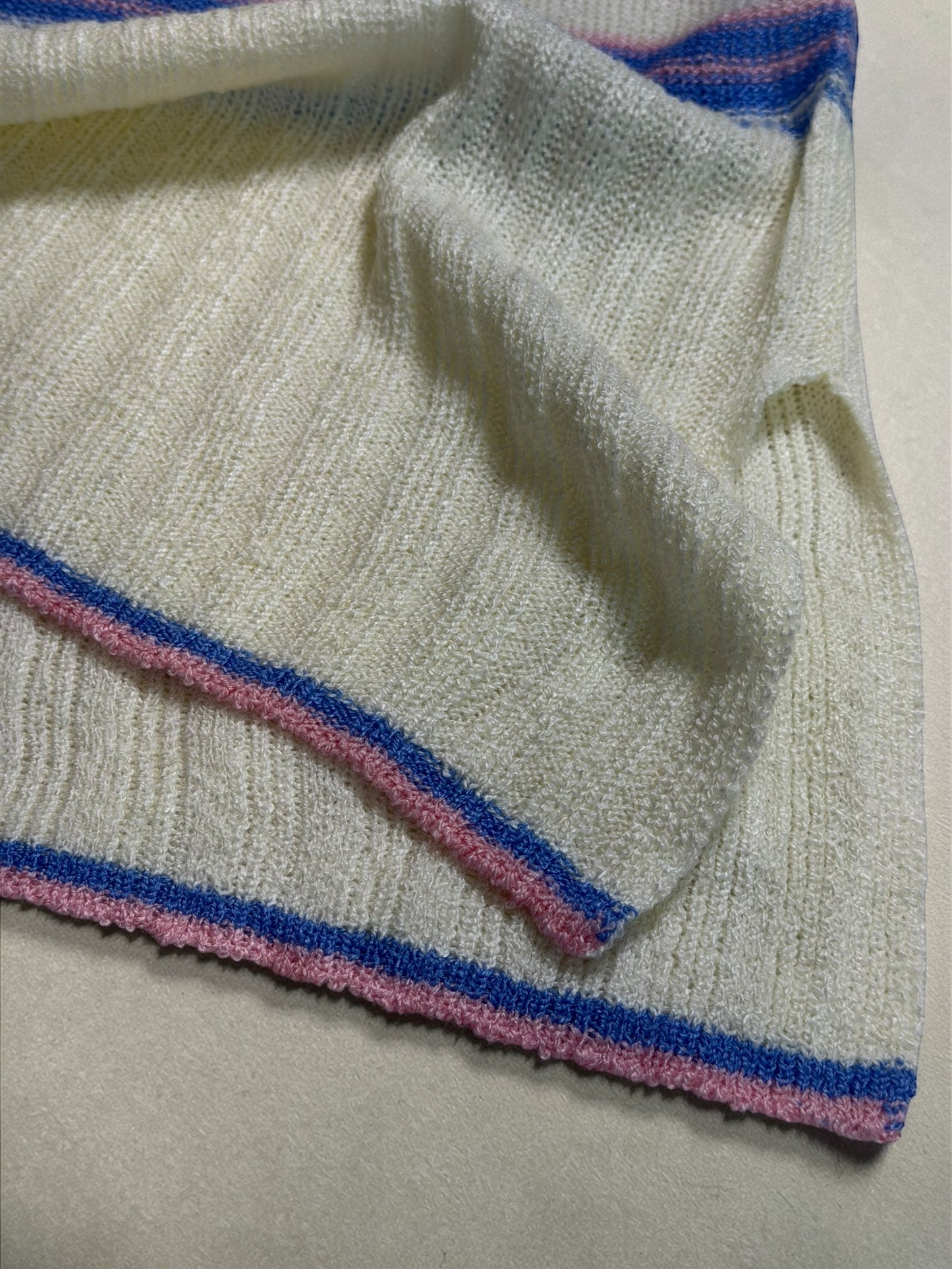 SkyPop Color‑Block Top