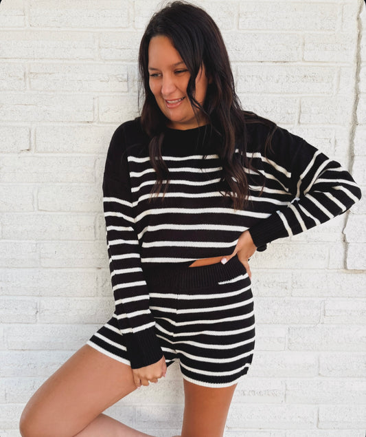 Comfy Contrast Two Piece Lounge Set