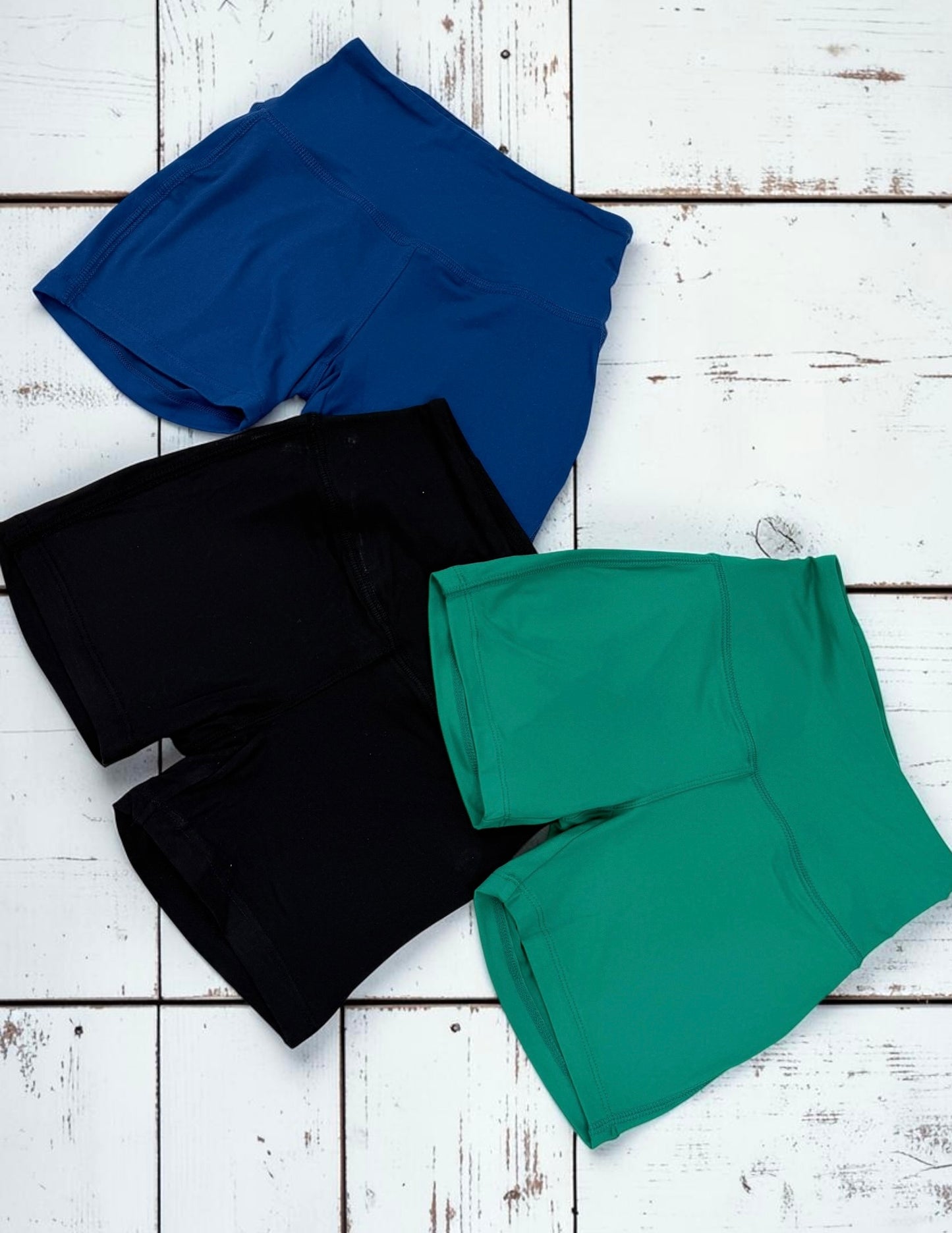 Soft Flex Wide‑Band Biker Shorts