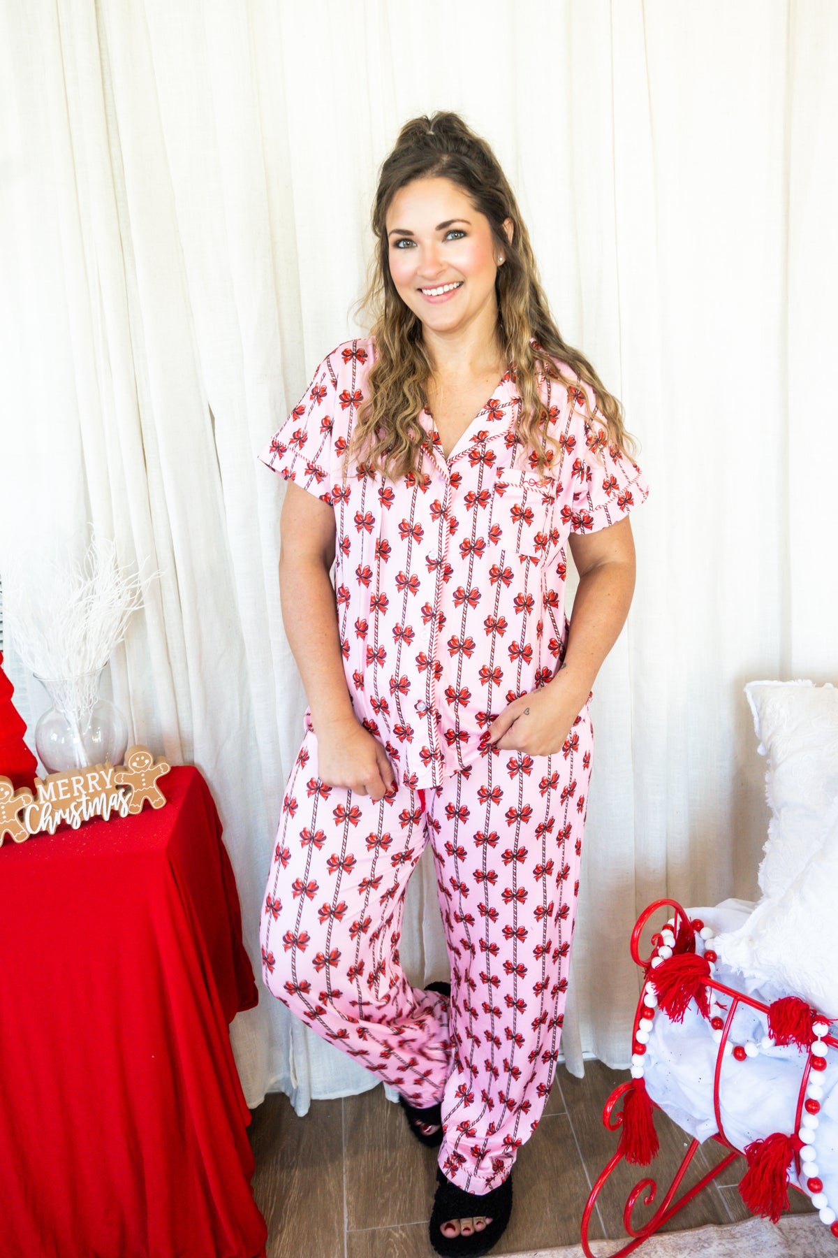 Simply Soft Bows Pant Pajamas