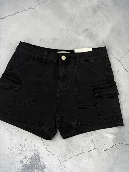 Classic Everyday Cargo Denim Shorts