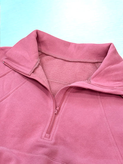 Orchid Embrace Quarter Zip Jacket