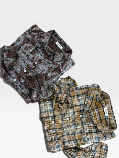 Chilly Morning Flannel Tops