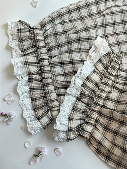 Cozy Checkmate Balloon Pants