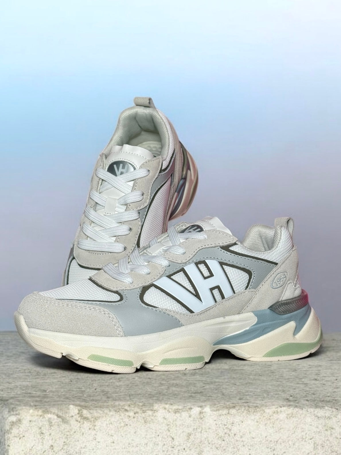 Dash Grey Pop Running Sneakers