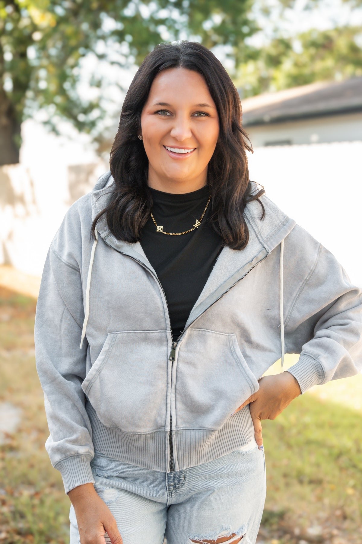 Cozy Crop Zip Hoodie