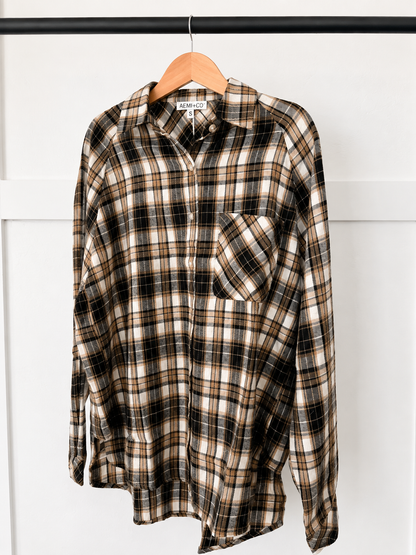 Cozy Check Plaid Flannel Shirt