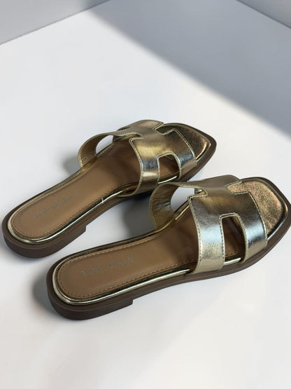 Ella Elegant Gold Sandal