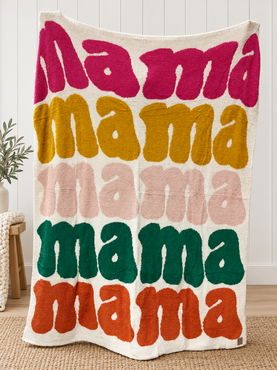Fall MAMA Comfy Throw Blanket