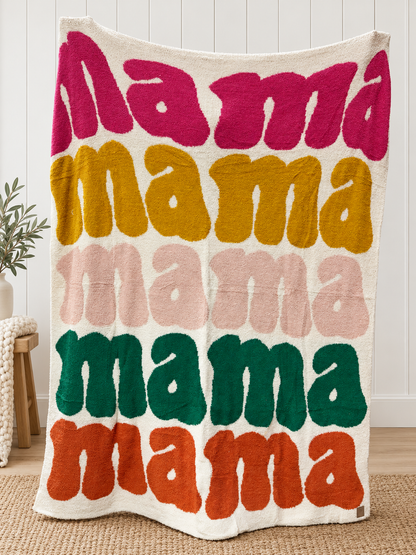 Fall MAMA Comfy Throw Blanket