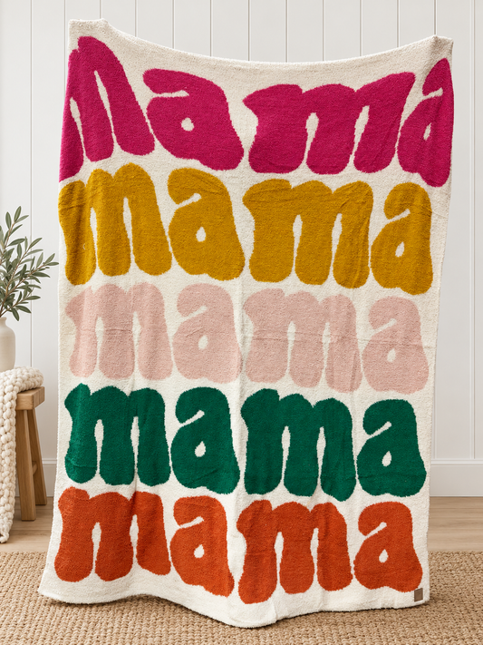 Fall MAMA Comfy Throw Blanket