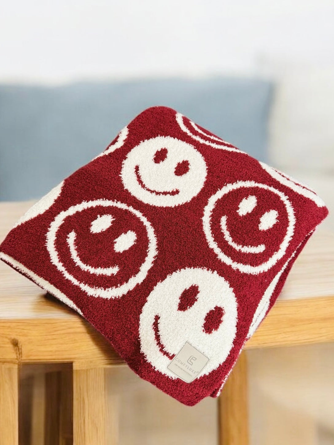 Wrap Me In A Smile Cozy Throw Blanket