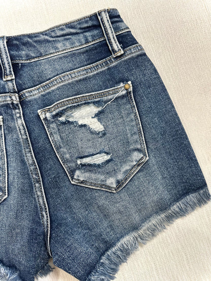 Jasmine Lee Denim Wash Shorts