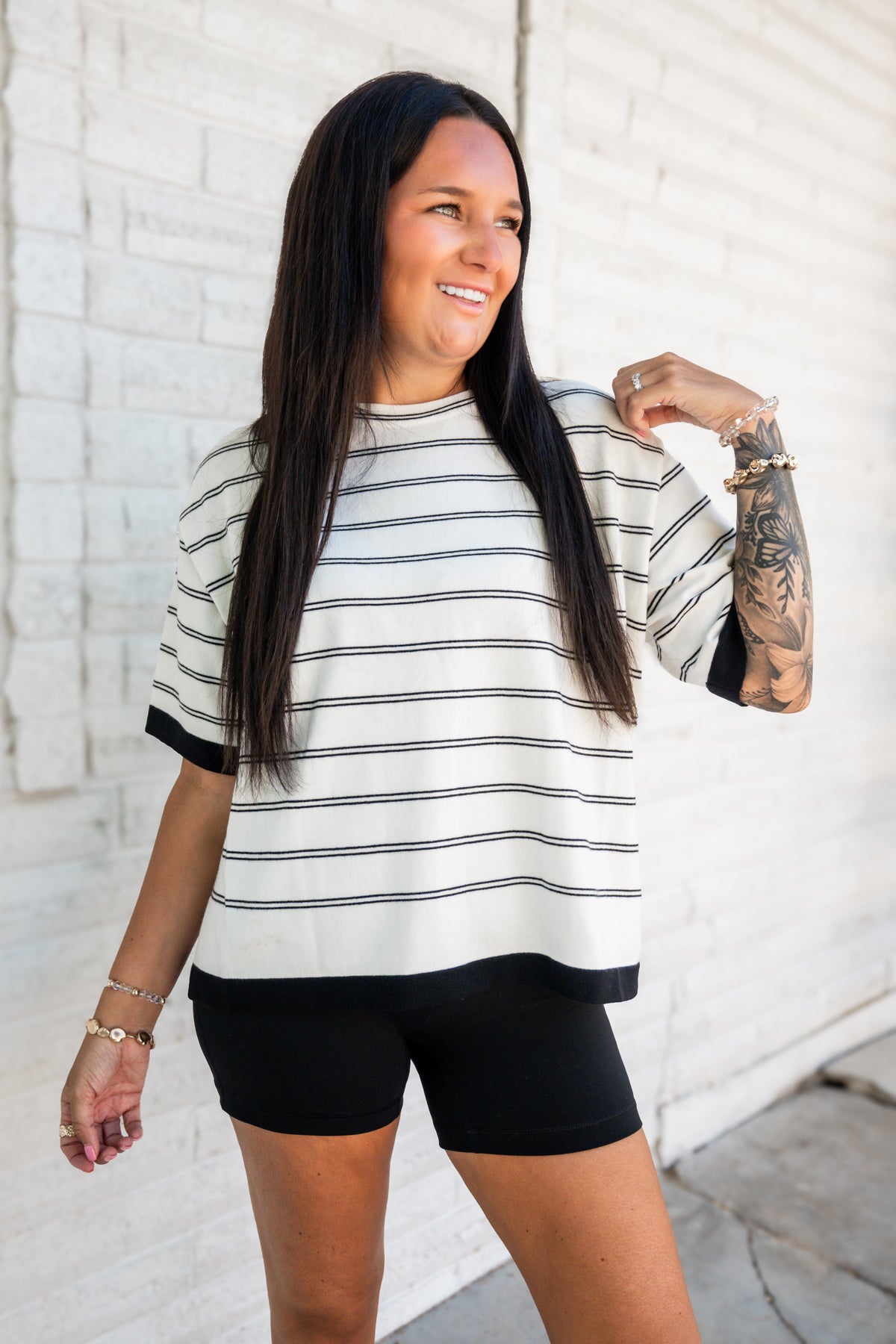 Cove Stripe Sweater Top
