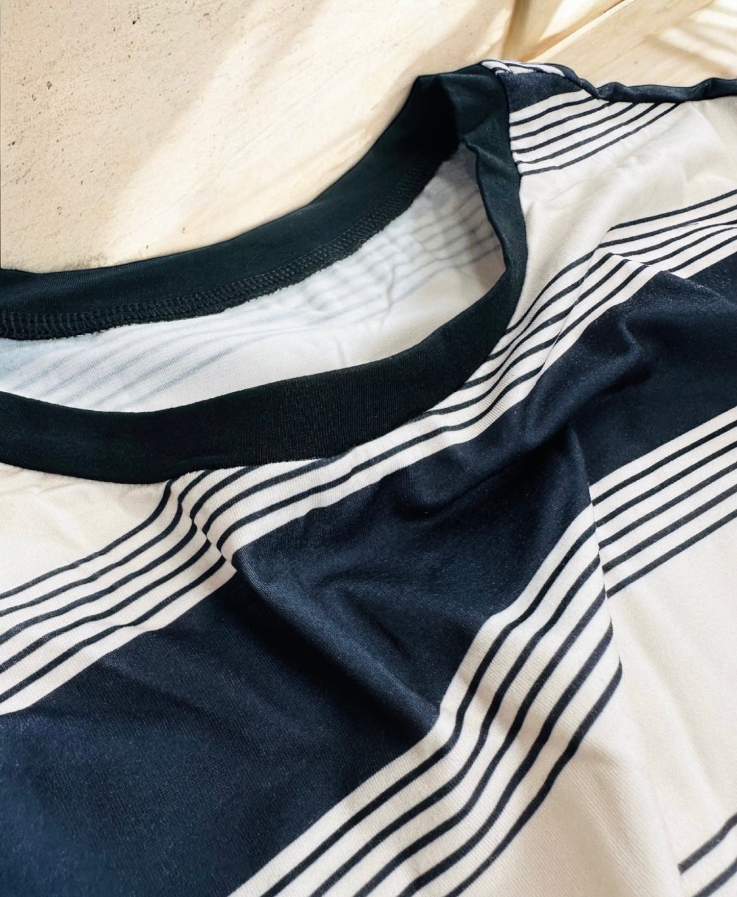 Stripe Me Up Two Piece Short Set