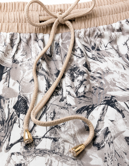 Urban Woodland Camo Drawstring Shorts