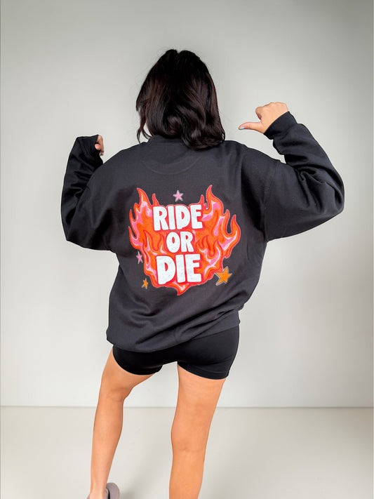 Ride Or Die Graphic Crewneck