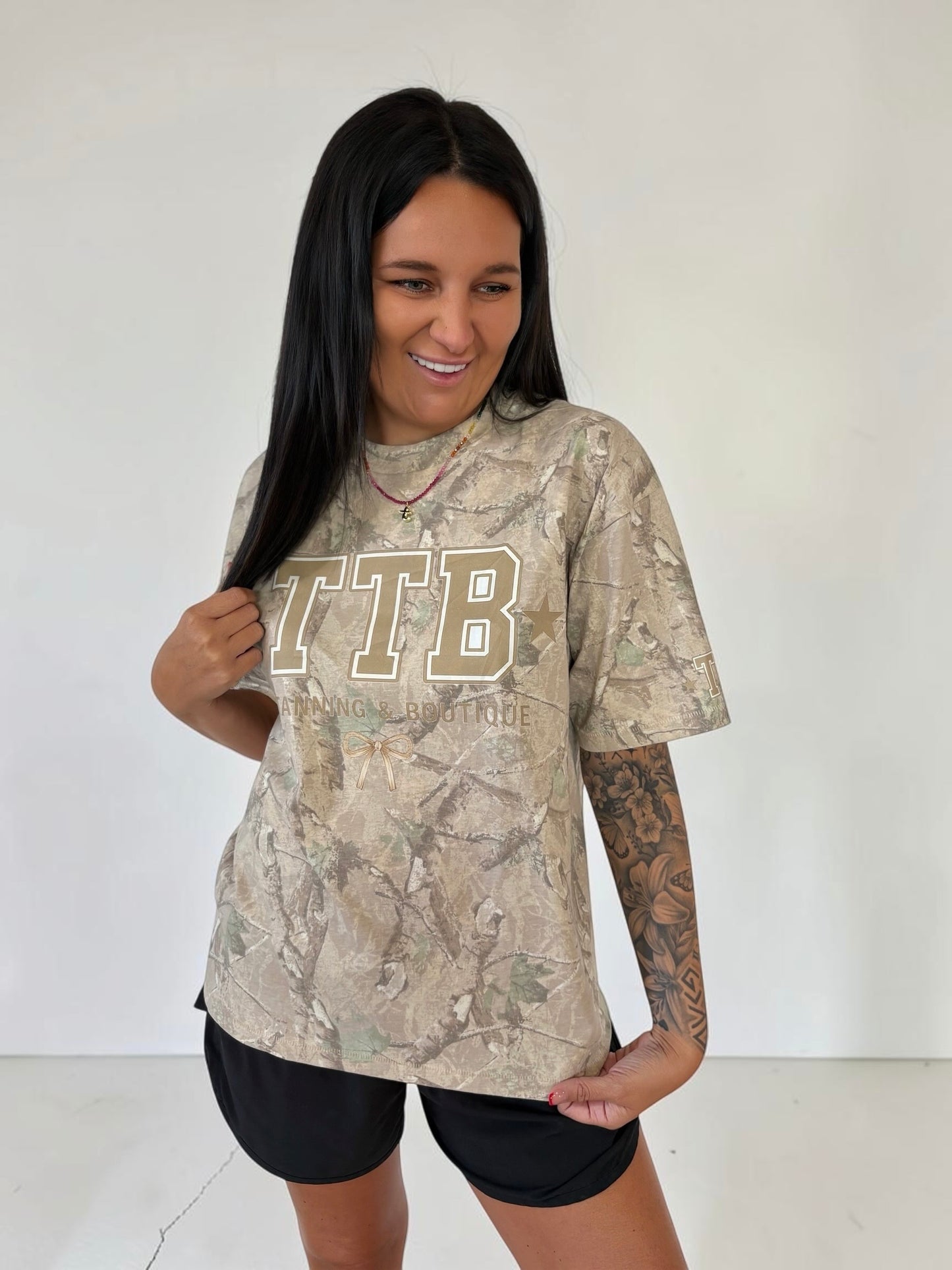 TTB Stars On Camo Graphic T-shirt