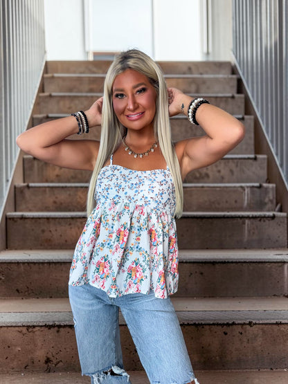 Sweet Blossom Babydoll Top