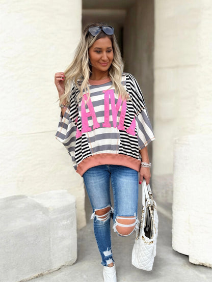 MAMA Earned Her Stripes Top