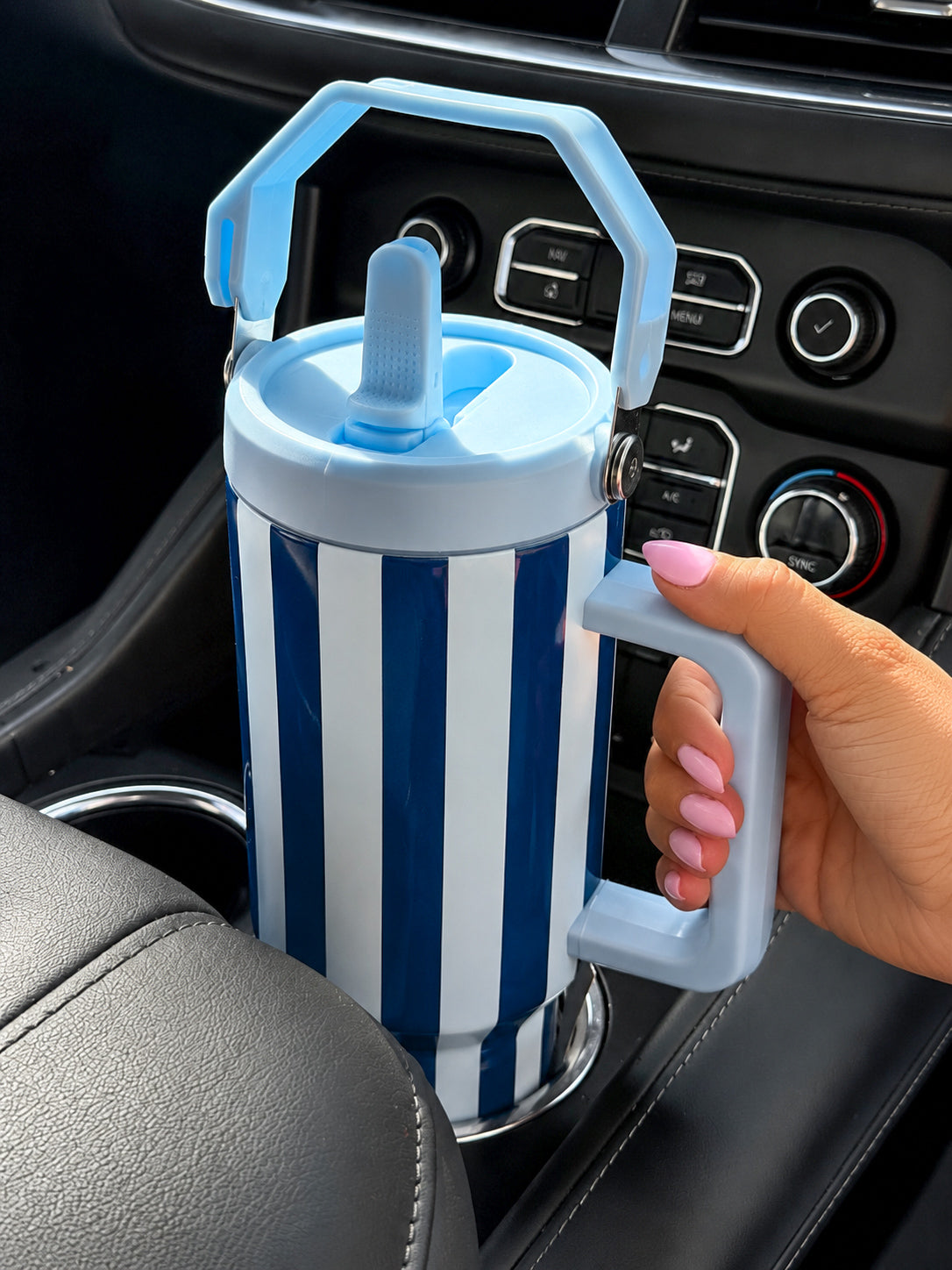 Striped Basics Tumbler Cup