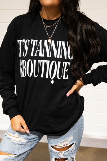 T's Tanning Black&White Long-sleeve T-shirt