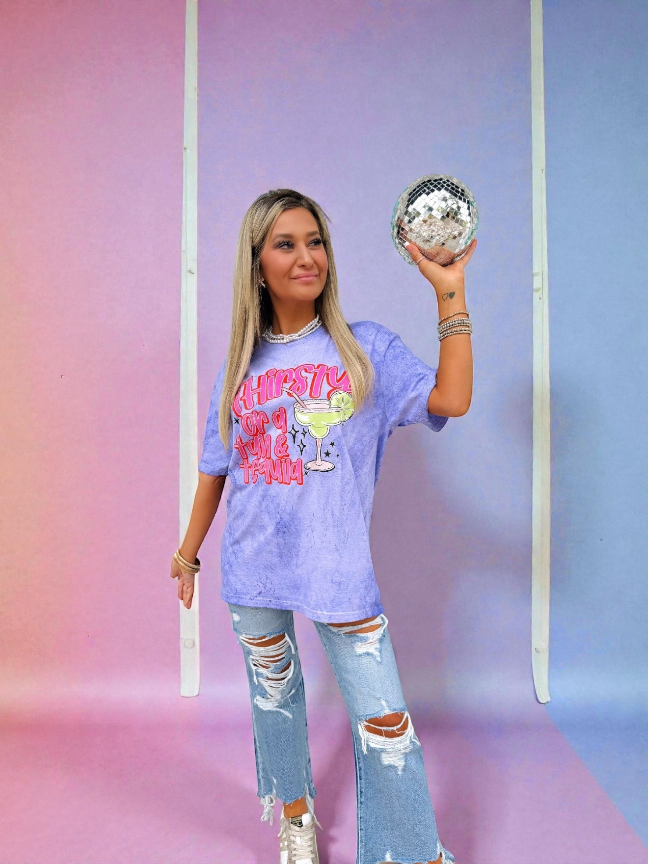 Thirsty For a Good time Graphic Top