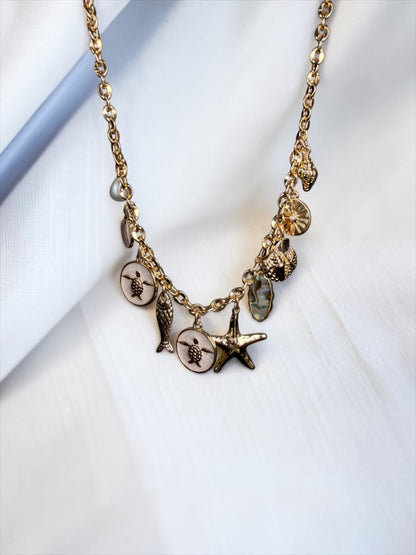 Charming Seashell Charm Necklace