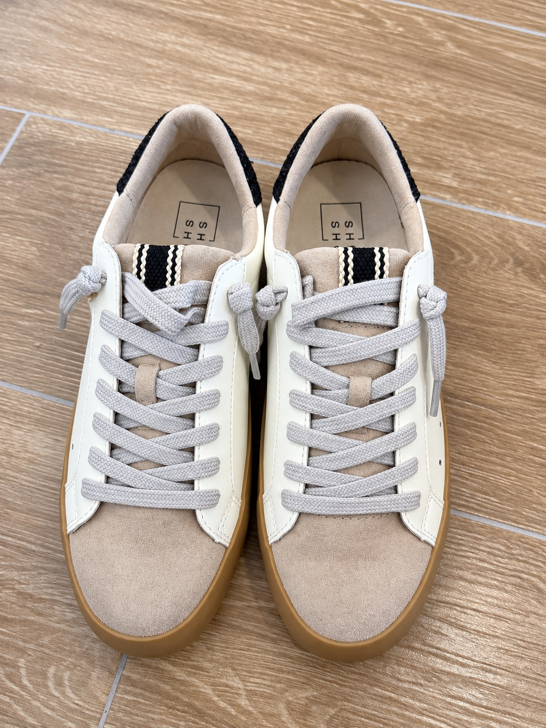 Pamela Gold Star Sneaker Shoes