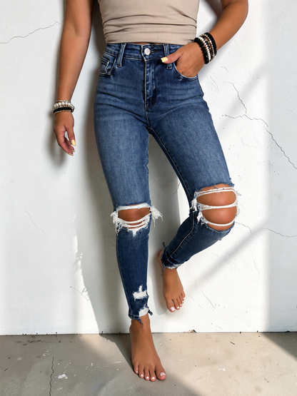DARK WASH Elm Street Skinny Jeans