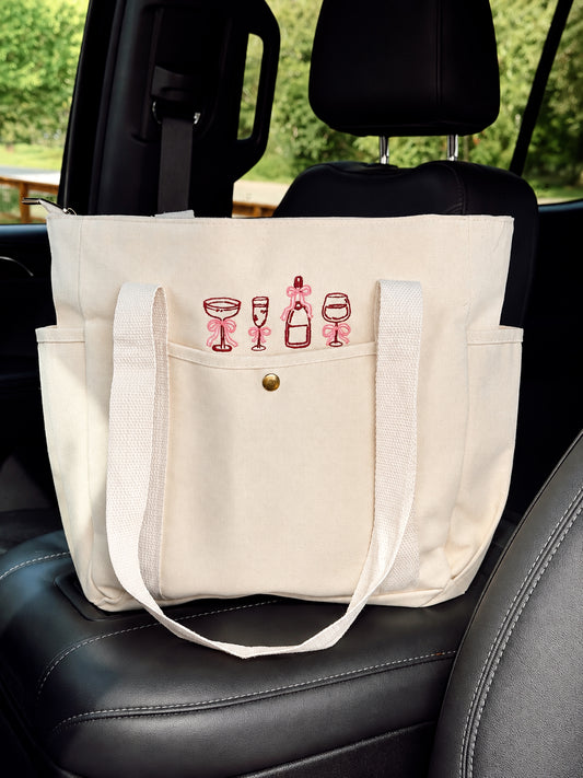 Wine Time Tote Bag