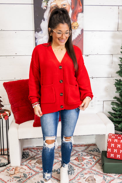Scarlett Texture Knit Button Cardigan