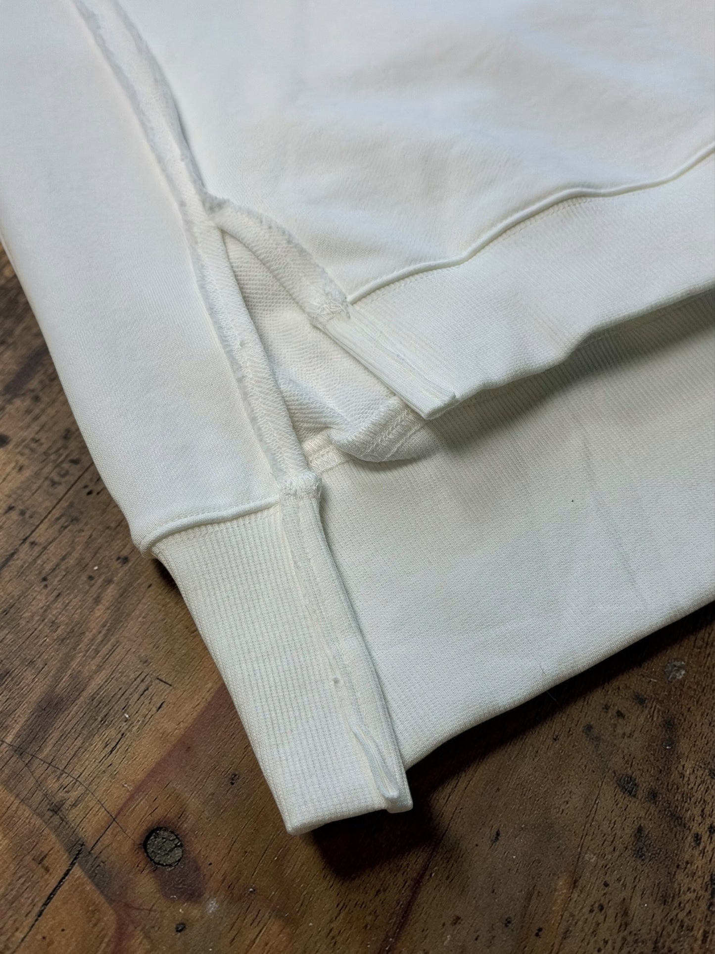 Buttoned Edge Collared Sweatshirt Top