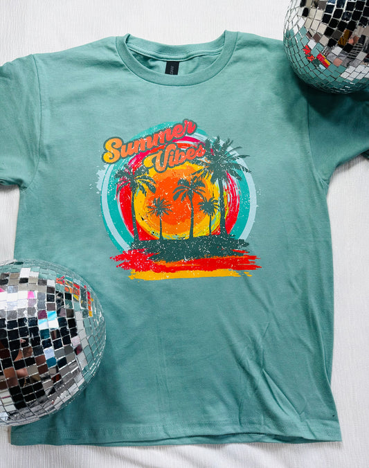 Summer Vibes Graphic Tee Size Youth Large