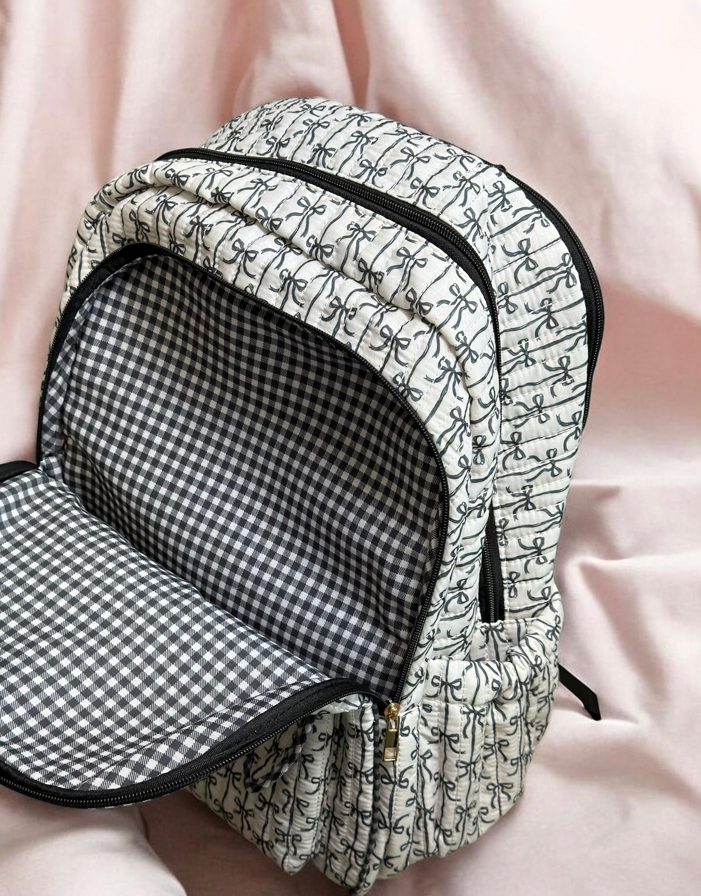 Soft Stitch Quilted Backpack