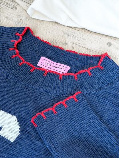 USA Close Knit Sweater Top