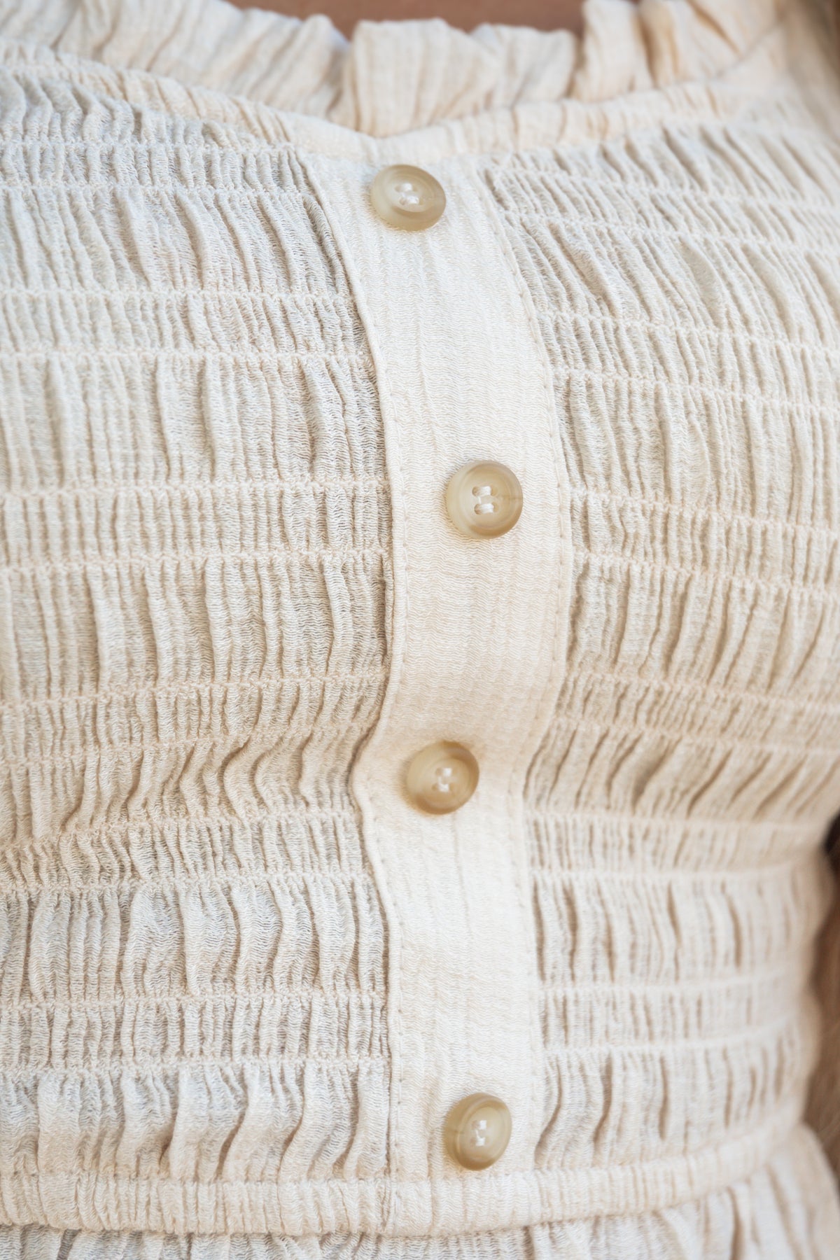 Penelope Smocked Blouse Top