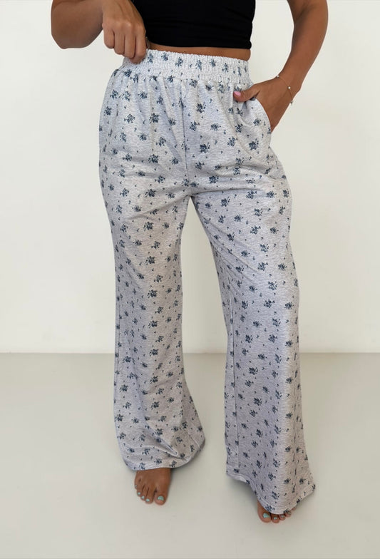 Effortless Bloom Elastic Pants