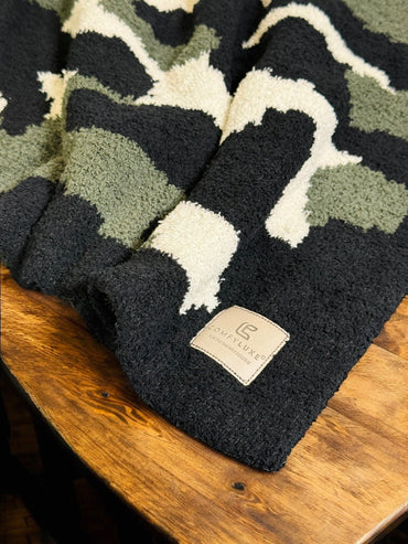 Under Cover Camo Throw Blanket